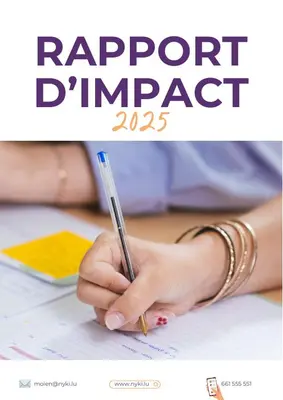 Cover of the Nyki impact report 2025
